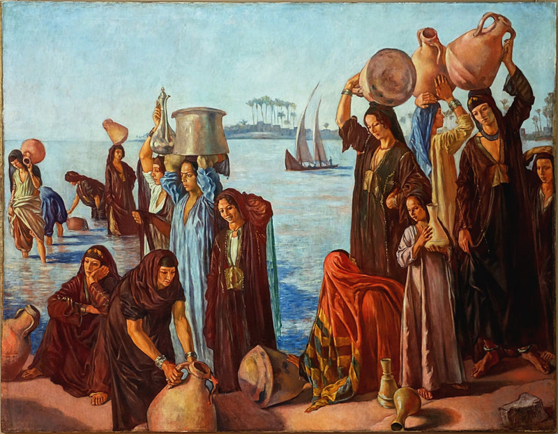 Vrouwen aan de oever van de Nijl - Émile Bernard