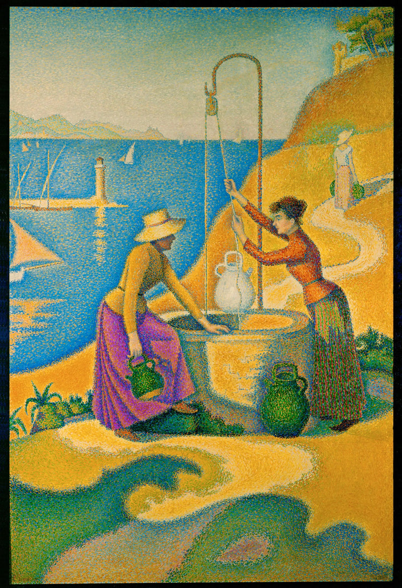 Vrouwen bij de put - Paul Signac