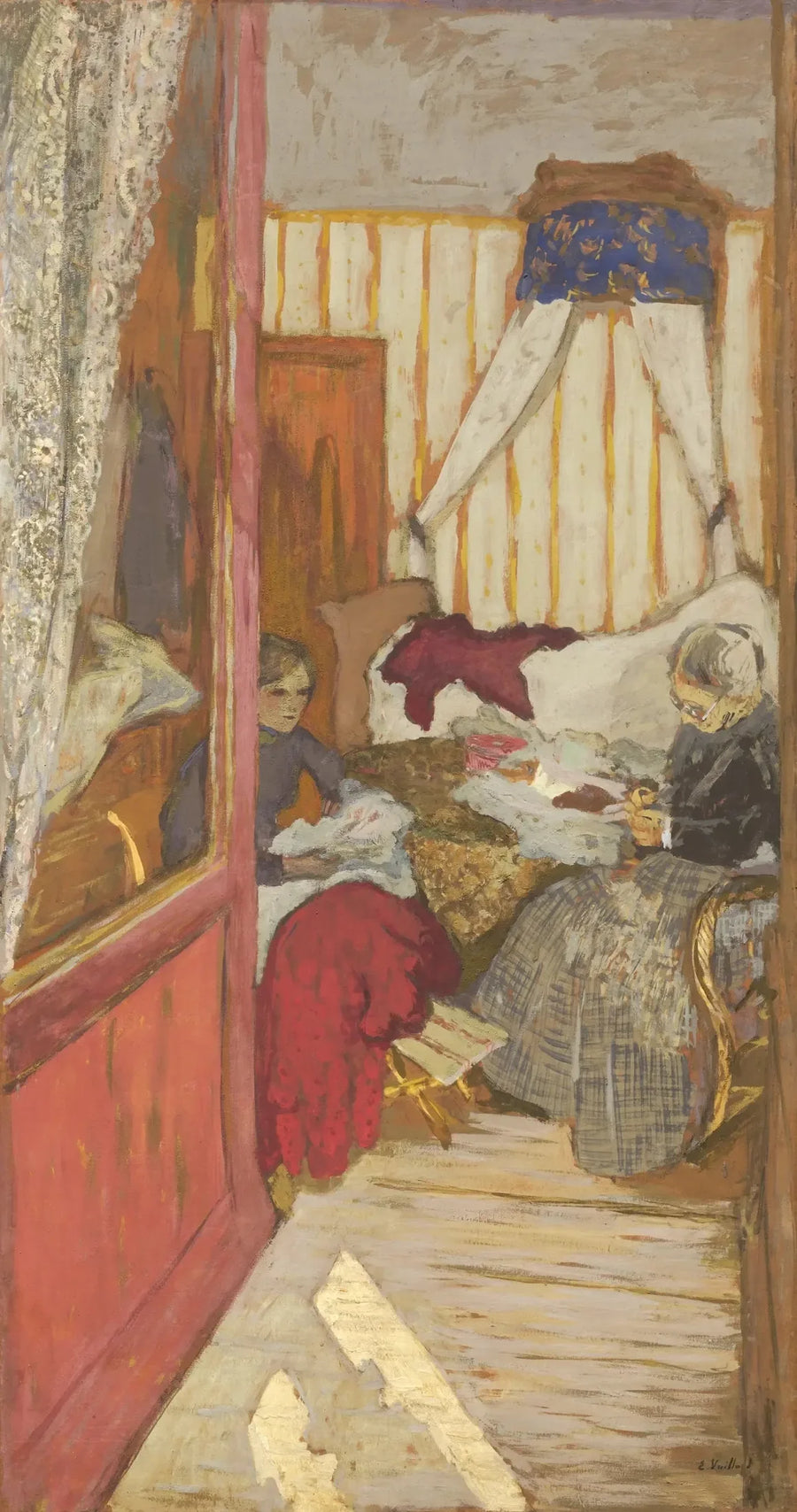Vrouwen die naaien - Édouard Vuillard