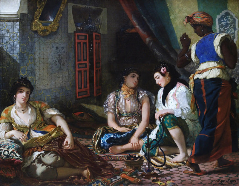 Vrouwen van Algerije in hun appartement - Eugène Delacroix