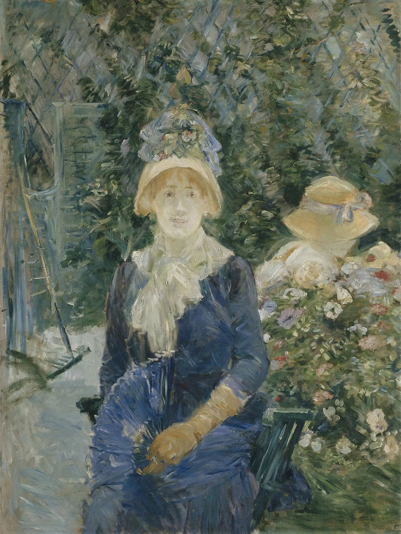 Vrouwen in een tuin - Berthe Morisot