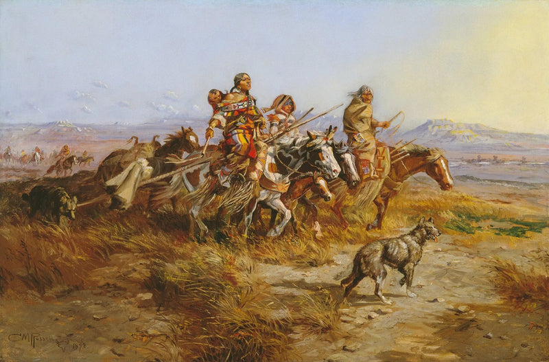 Indiase vrouwen in beweging - Charles Marion Russell

Source:
Femmes indiennes en mouvement - Charles Marion Russell