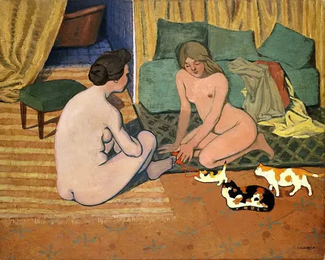Naakte vrouwen met katten - Félix Vallotton

Source:
Femmes nues aux chats - Félix Vallotton
