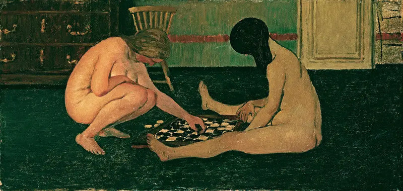 Naakte vrouwen die dammen spelen - Félix Vallotton

Source:
Femmes nues jouant aux dames - Félix Vallotton