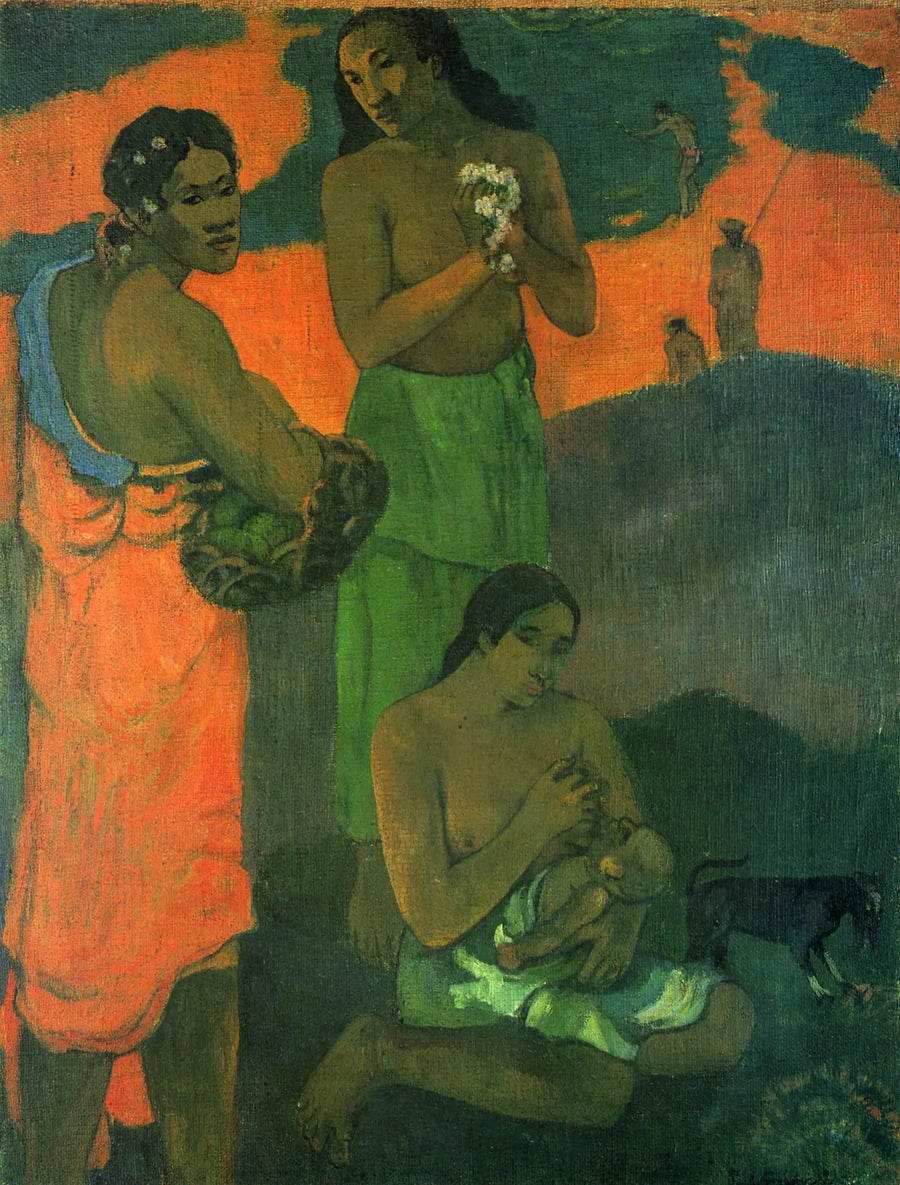 Vrouwen aan de zee - Paul Gauguin