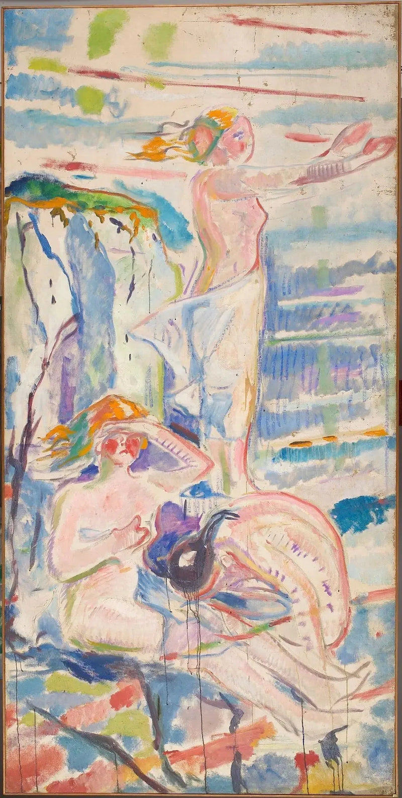 Vrouwen gekeerd naar de zon - Edvard Munch