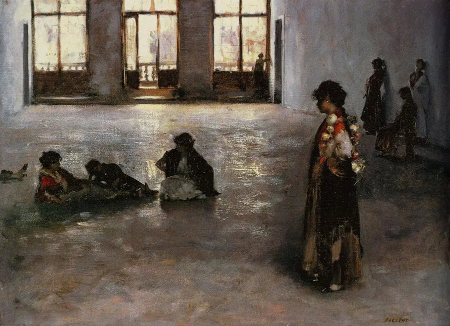 Venetiaanse vrouwen in het Rezzonico Paleis - John Singer Sargent