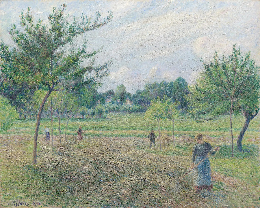 Hooiën in Éragny - Camille Pissarro