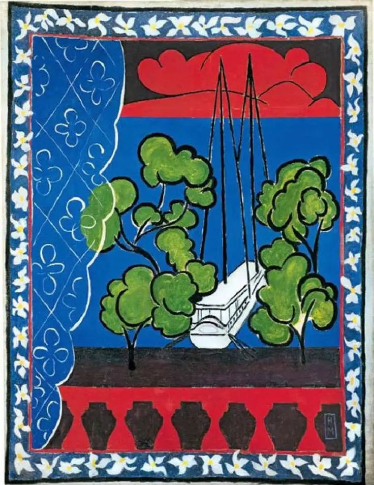 Venster op Tahiti II - Henri Matisse