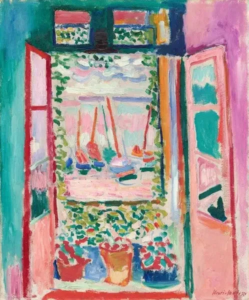 Open venster, Collioure - Henri Matisse