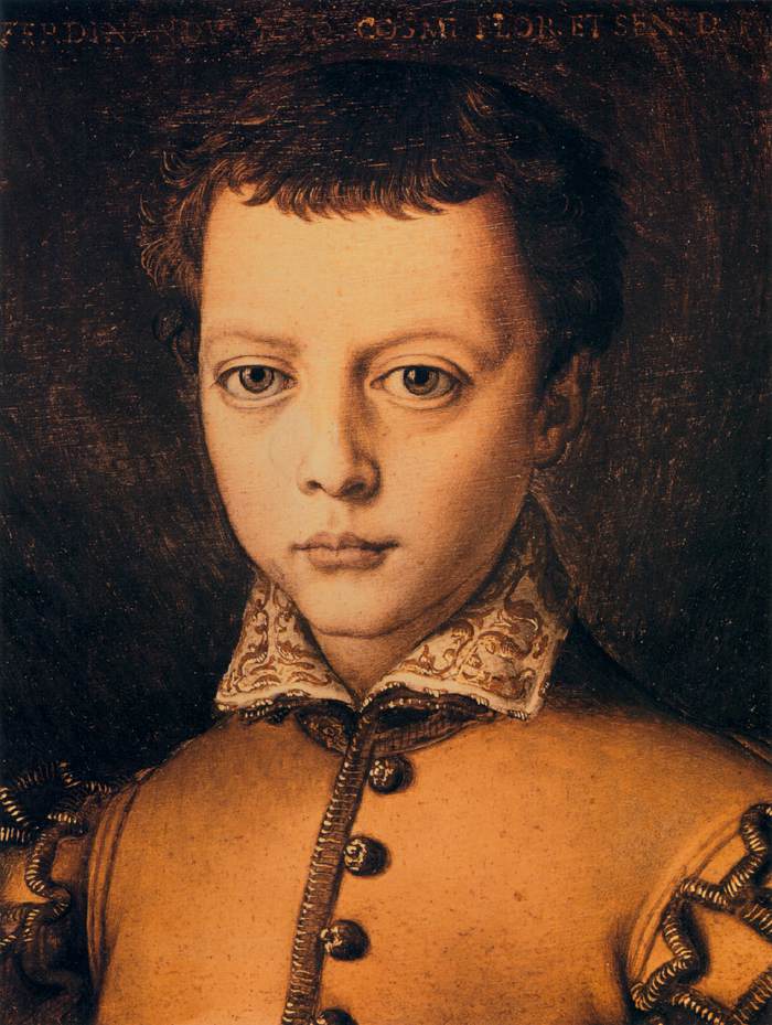Ferdinand I van Medici als kind - Bronzino