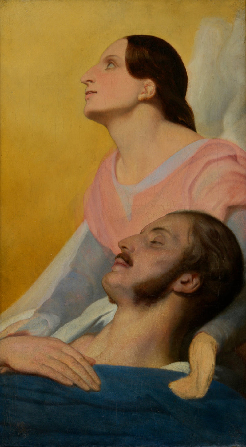 Ferdinand Philippe, hertog van Orléans, tot aan zijn sterfbed - Ary Scheffer