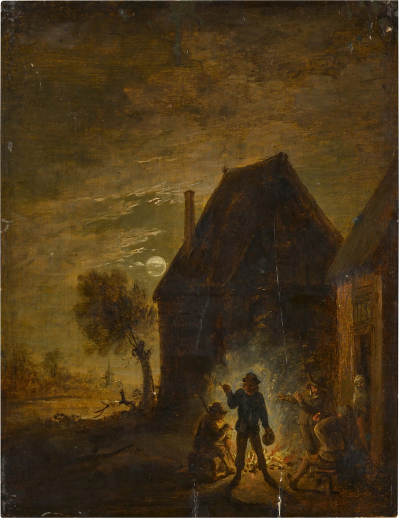 Boerderij bij maanlicht met personages rond een vuur - David Teniers de Jonge

Source:
Ferme au clair de lune avec des personnages autour d'un feu - David Teniers le Jeune
