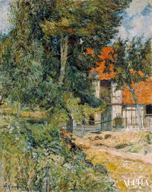 Ferme en Normandie - Paul Gauguin - Reproductions de tableaux et peintures haut de gamme