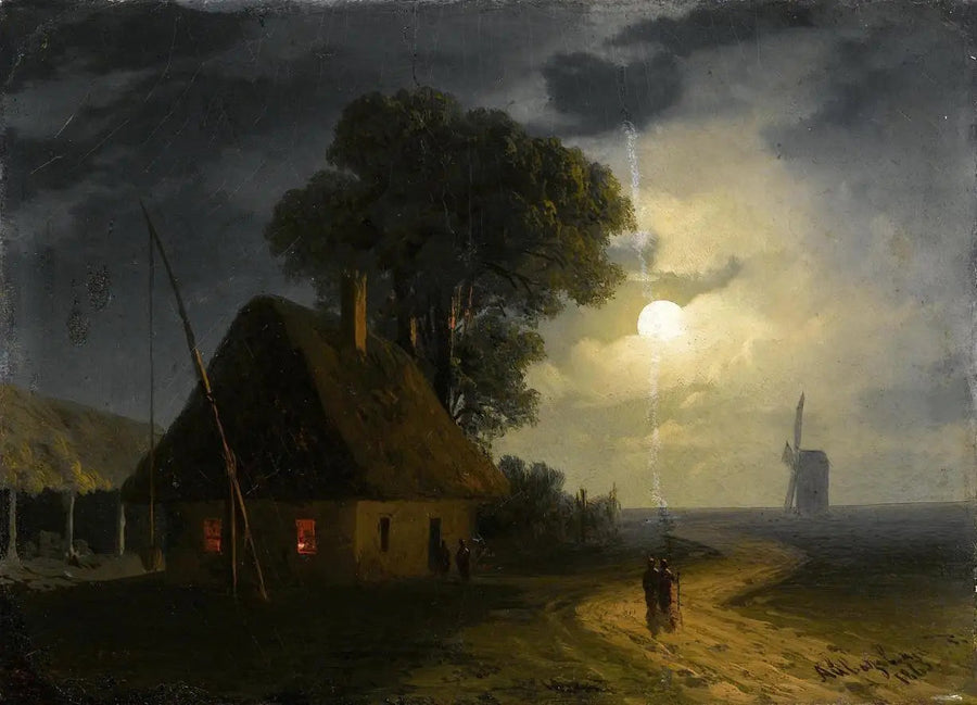 Boerderij en molen in het maanlicht - Ivan Aïvazovski

Source:
Ferme et moulin au clair de lune - Ivan Aïvazovski