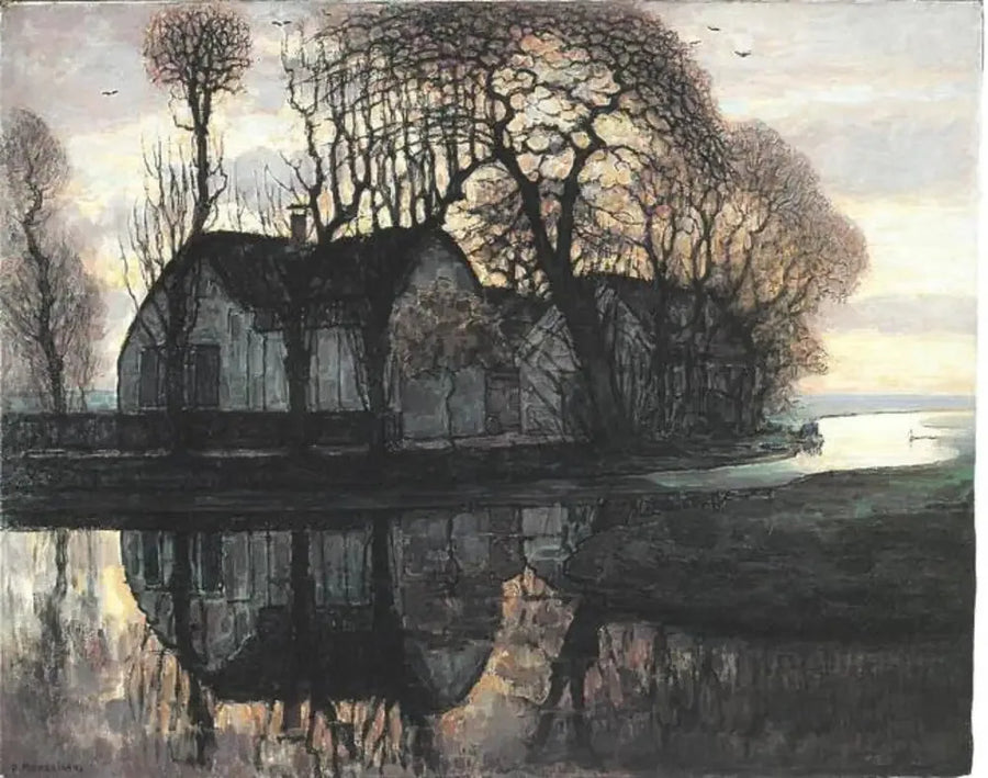 Boerderij nabij Duivendrecht - Piet Mondrian
