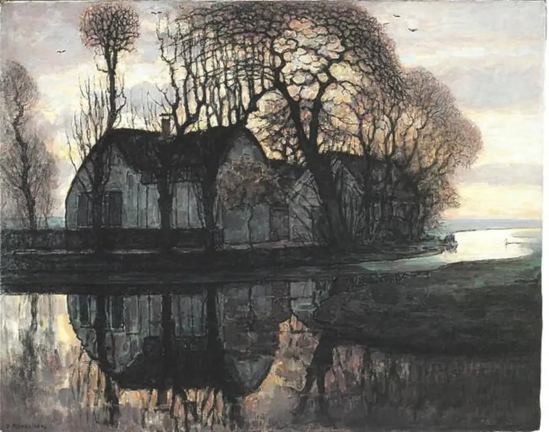 Boerderij nabij Duivendrecht - Piet Mondrian