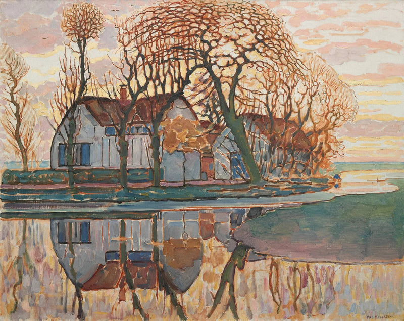 Boerderij nabij Duivendrecht - Piet Mondrian