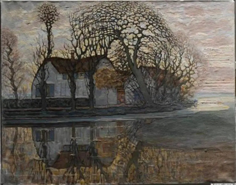 Boerderij nabij Duivendrecht - Piet Mondrian