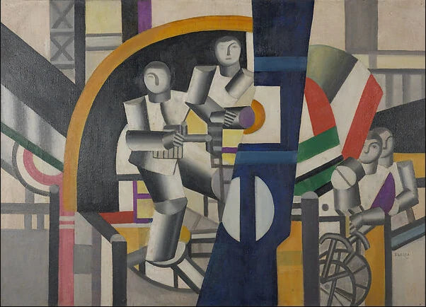 Les Constructeurs, peinture de Fernand Léger