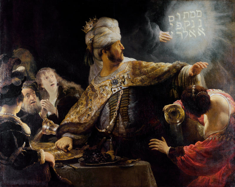 Het feestmaal van Belsazar - Rembrandt