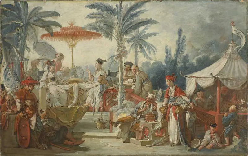 Festijn van de Chinese keizer - François Boucher