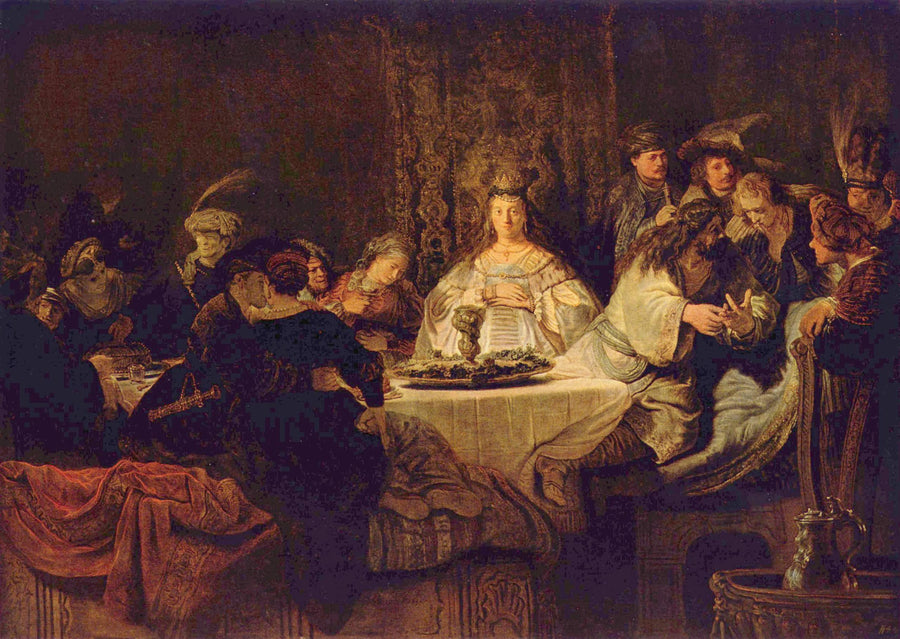 Het huwelijk van Simson - Rembrandt