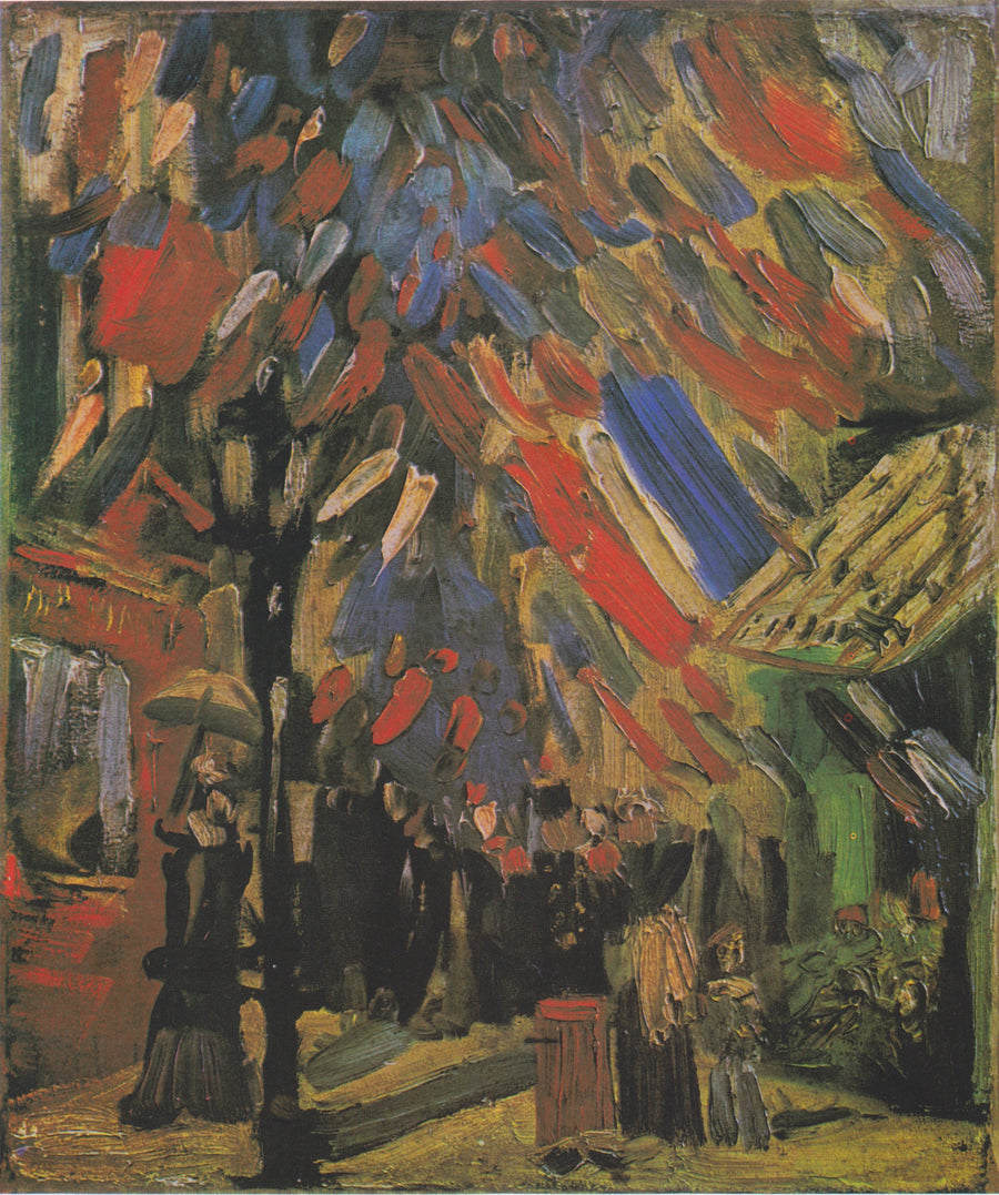 Het feest van 14 juli in Parijs - Vincent van Gogh