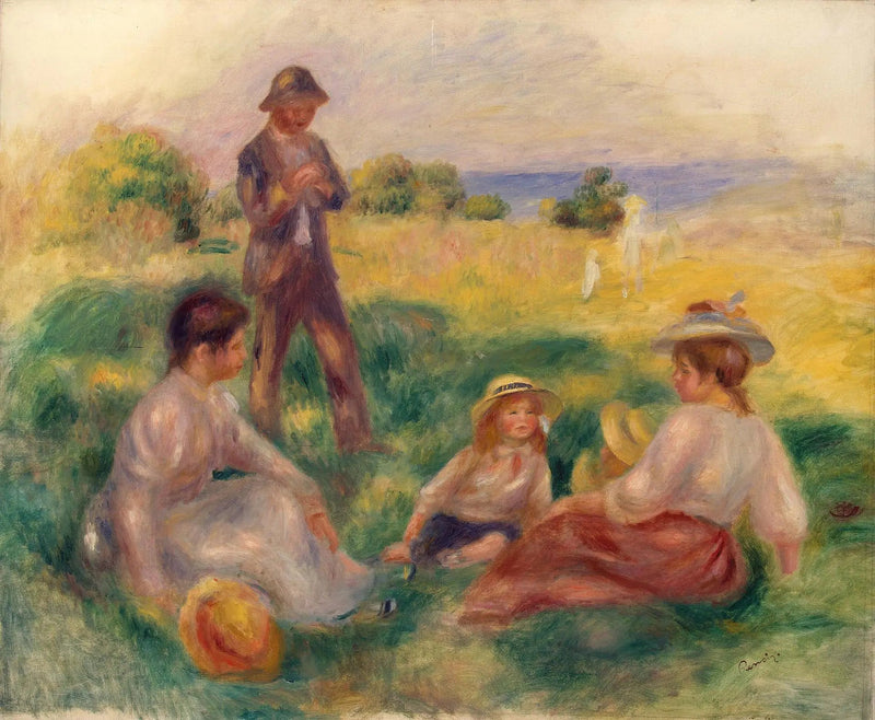 Feest op het platteland in Berneval - Pierre-Auguste Renoir