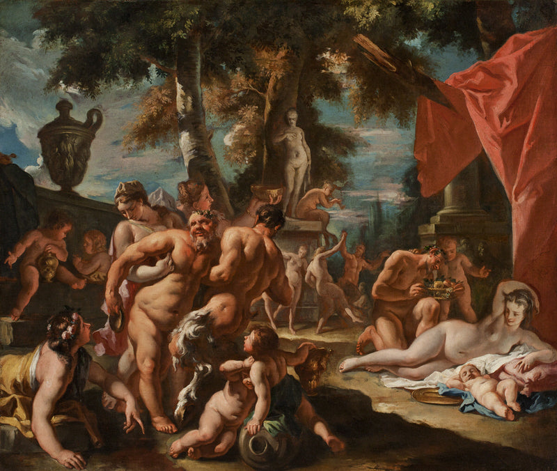 Feest van Silène - Sebastiano Ricci