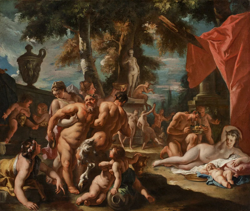 Feest van Silène - Sebastiano Ricci