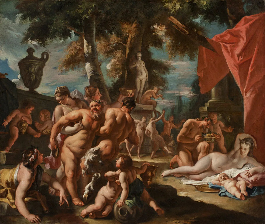 Feest van Silène - Sebastiano Ricci