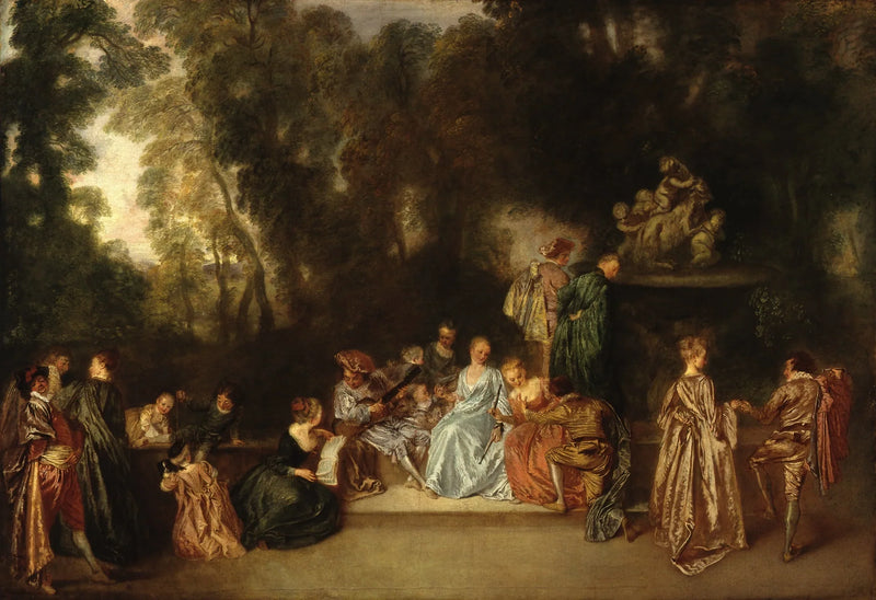 Buitenfeest - Antoine Watteau