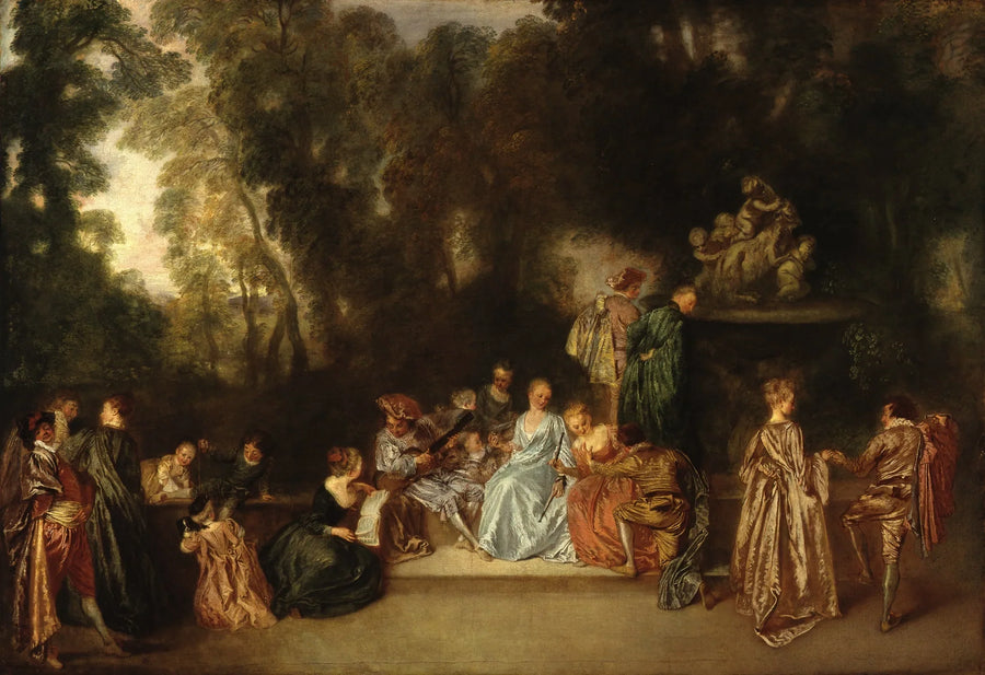 Buitenfeest - Antoine Watteau
