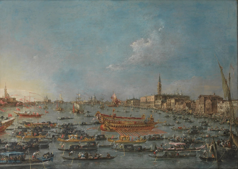 Feesten van Bucintoro in Venetië - Francesco Guardi