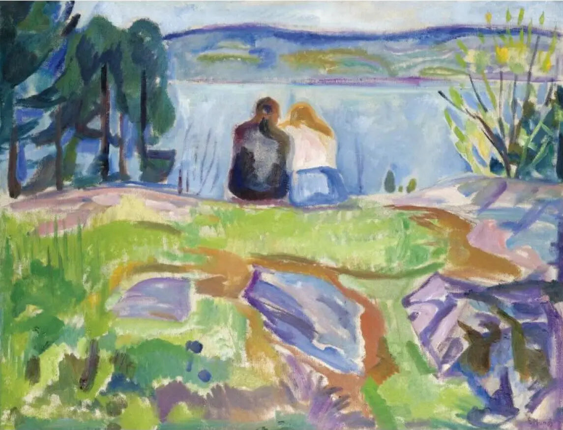 Feuillus en bourgeons - Edvard Munch image 1 reproduction d’œuvre d’art à l’huile