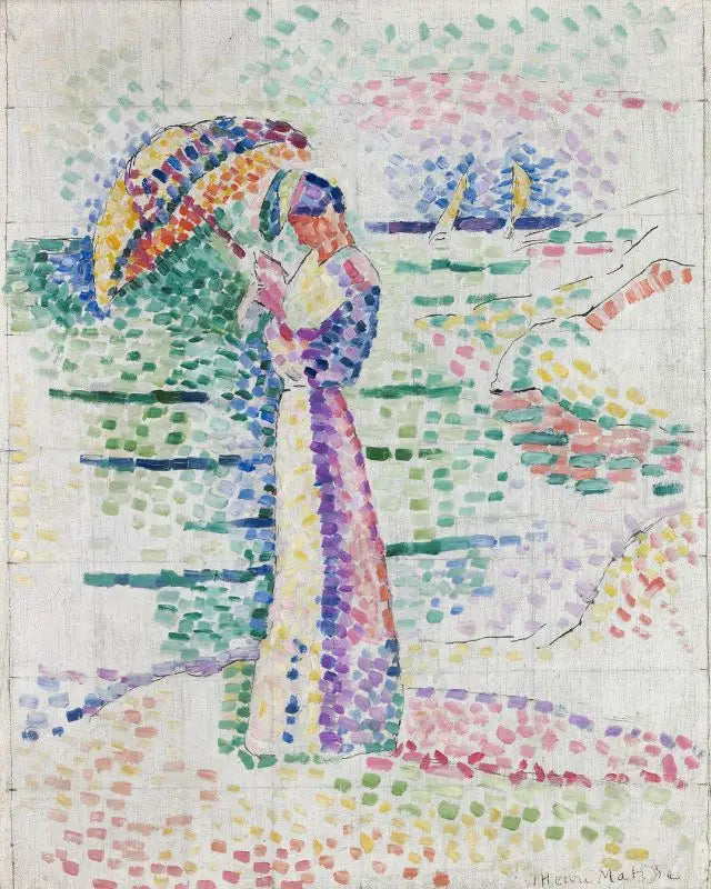 Figur met parasol - Henri Matisse