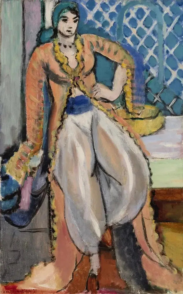 Figuur met een Perzische jurk (Figuur in Perzische jurk) - Henri Matisse