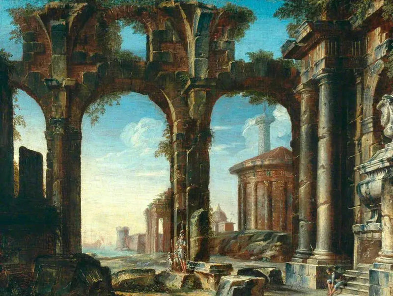  Figuren in de klassieke ruïnes - Giovanni Paolo Panini

Source:
Figures dans les ruines classiques - Giovanni Paolo Panini