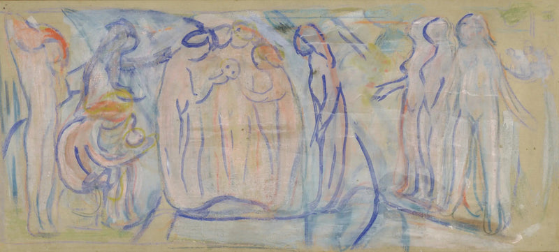Naakte figuren - Edvard Munch
