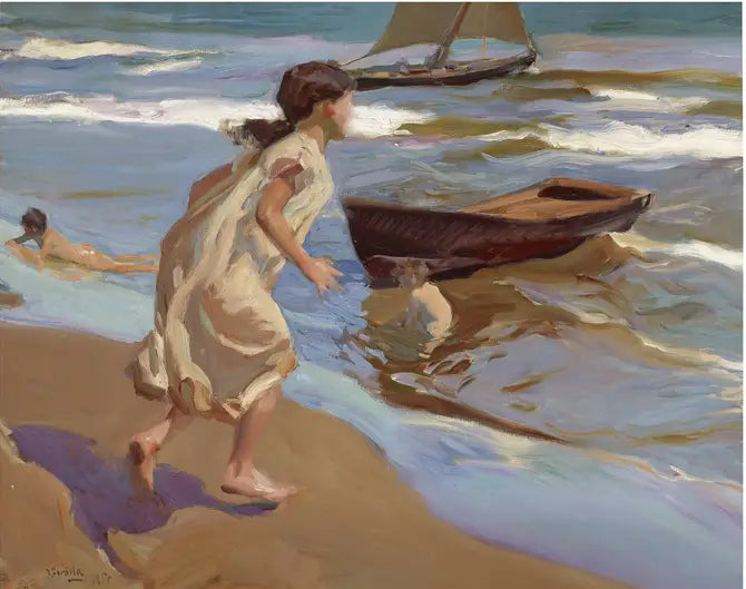 Ingang van het water - Joaquín Sorolla