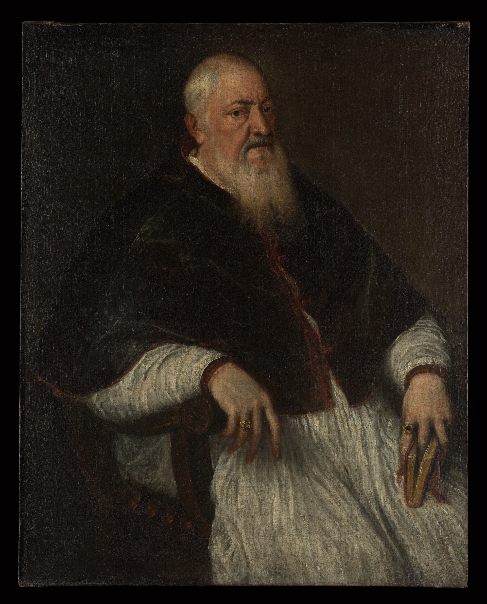 Filippo Archinto (born about 1500, died 1558), Archbishop of Milan - Titian (Tiziano Vecellio)