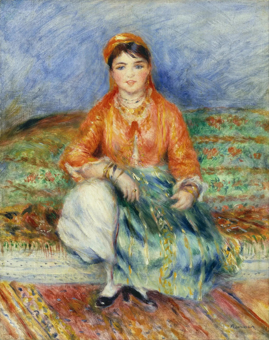 Algerijns meisje - Pierre-Auguste Renoir