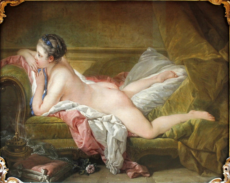 Liggend meisje - François Boucher