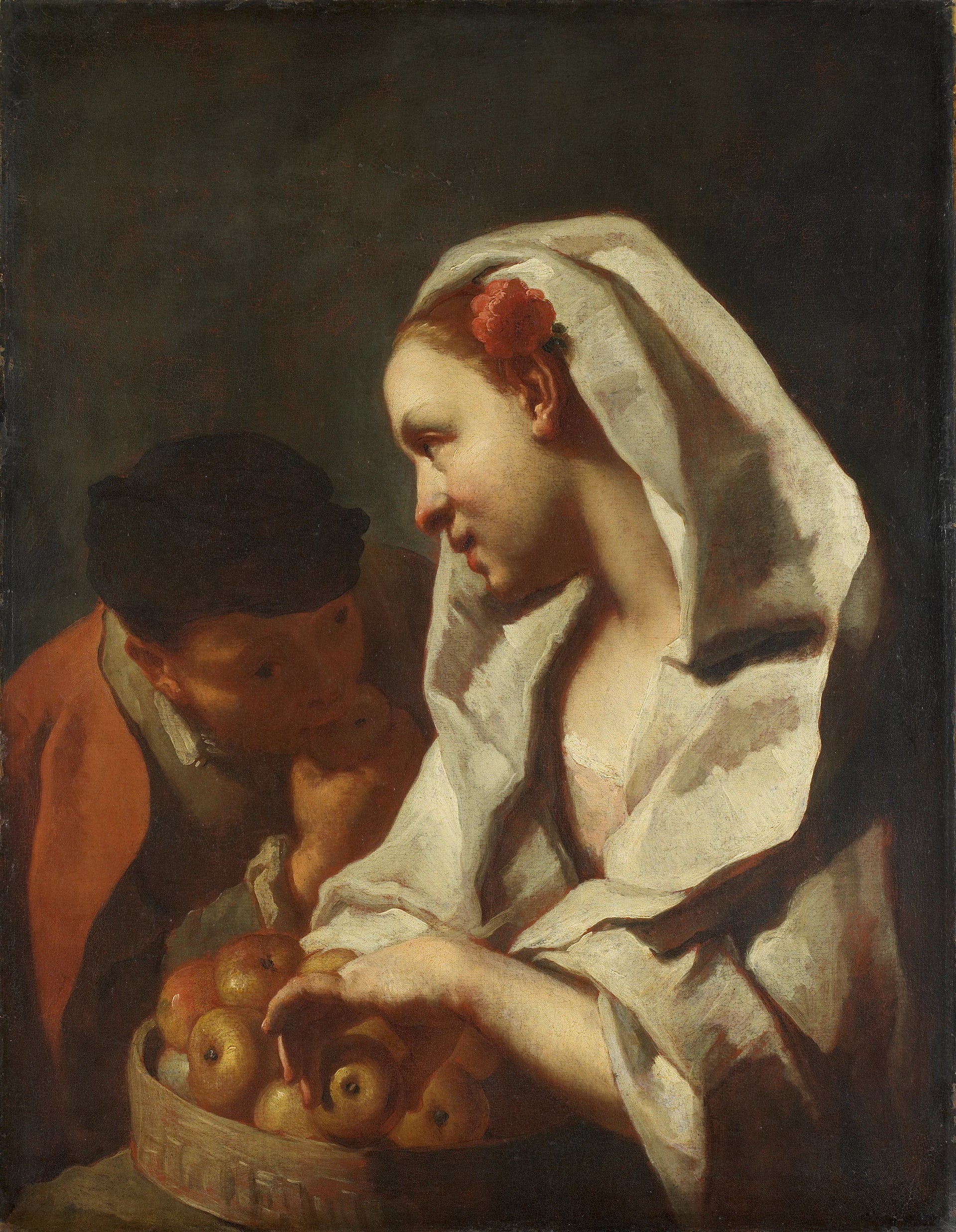 La fille aux fruits - Domenico Maggiotto