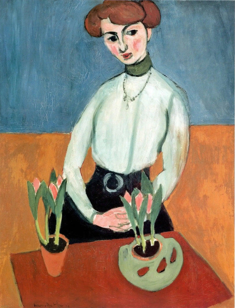 Meisje met tulpen - Henri Matisse
