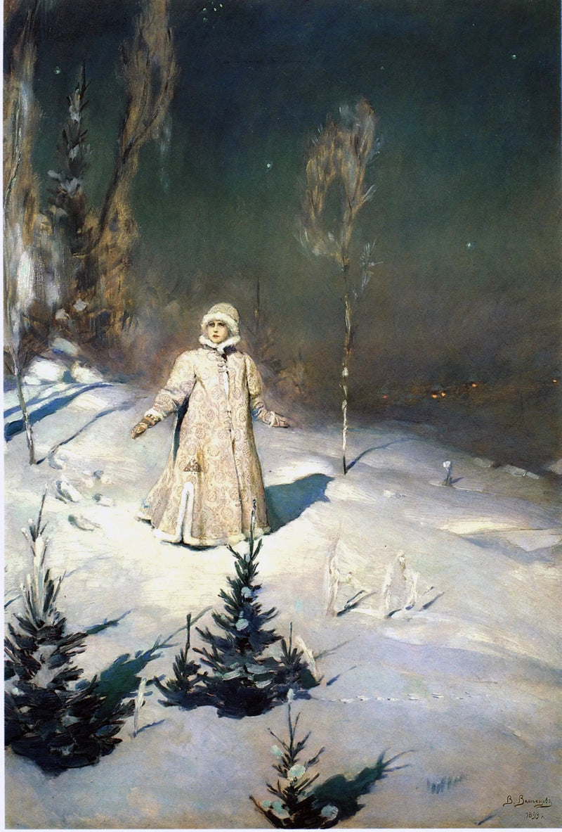 Sneeuwmeisje - Viktor Vasnetsov

Source:
Fille de neige - Viktor Vasnetsov