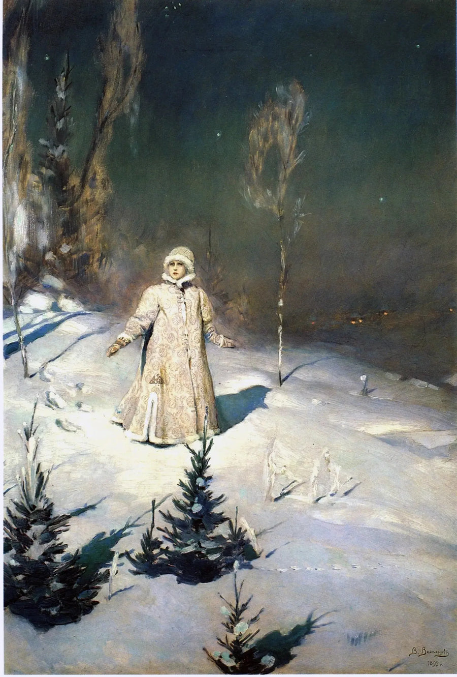 Sneeuwmeisje - Viktor Vasnetsov

Source:
Fille de neige - Viktor Vasnetsov