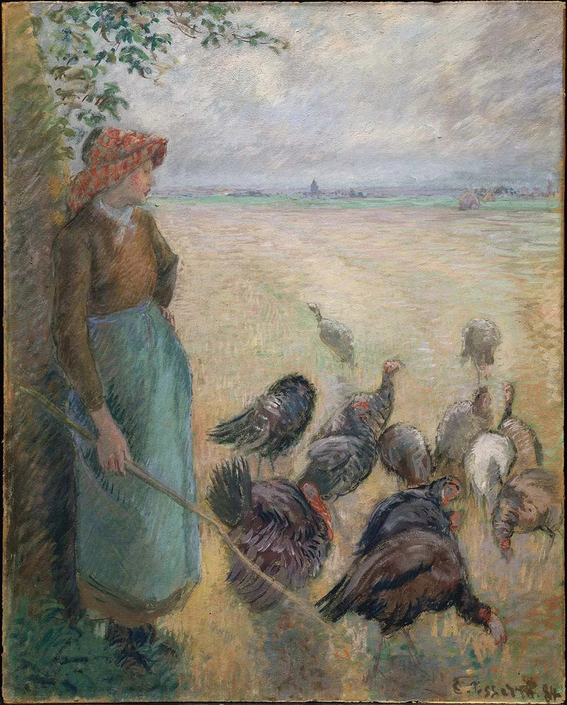 Meisje uit Turkije - Camille Pissarro