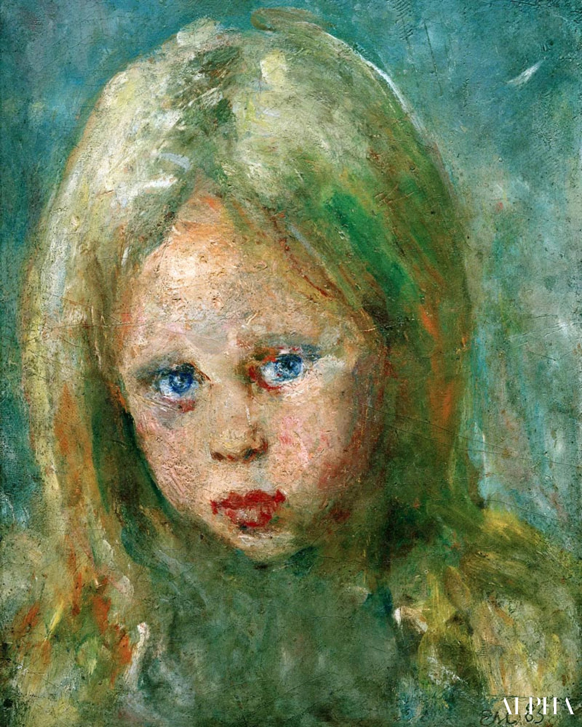 Fille - Edvard Munch - Reproductions de tableaux et peintures haut de gamme